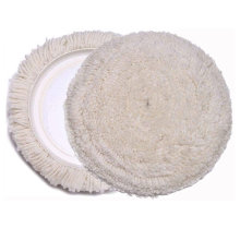 Wool Polishing Pads with Hook and Loop Back for Compound